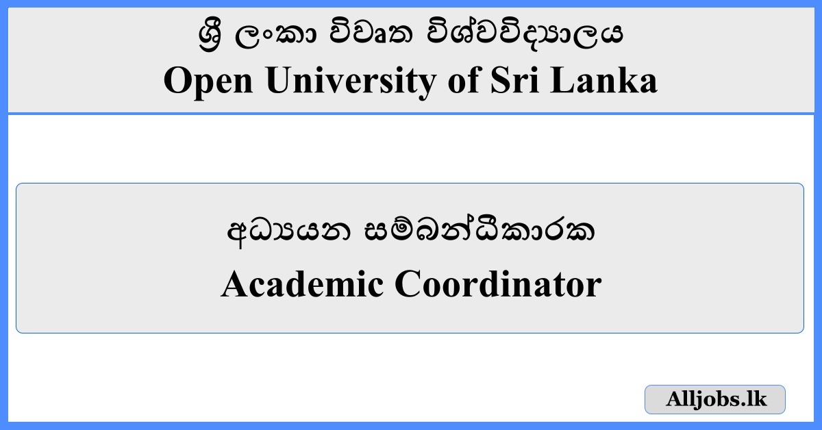 Academic Coordinator - Open University