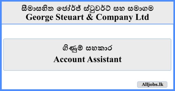 Account Assistant - George Steuart & Company