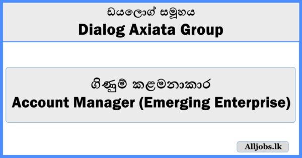 Account Manager (Emerging Enterprise) - Dialog Axiata Group