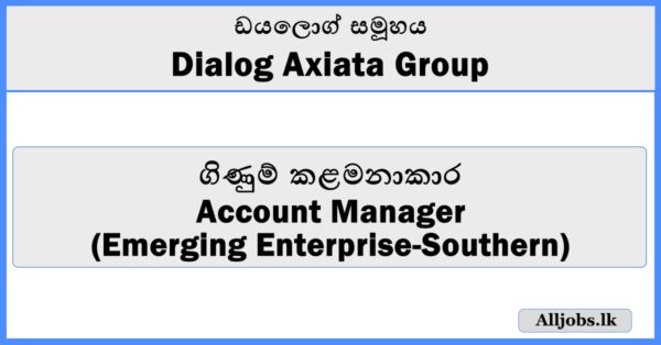 Account Manager (Emerging Enterprise) - Dialog Axiata Group South