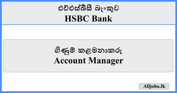 Account Manager - HSBC Bank
