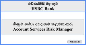 Account Services Risk Manager - HSBC Bank
