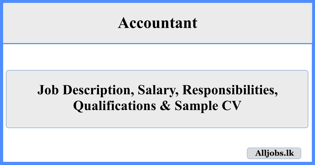 Accountant Job Description