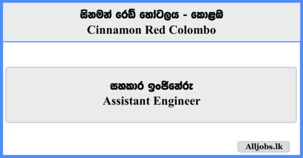Assistant Engineer - Cinnamon Red Colombo