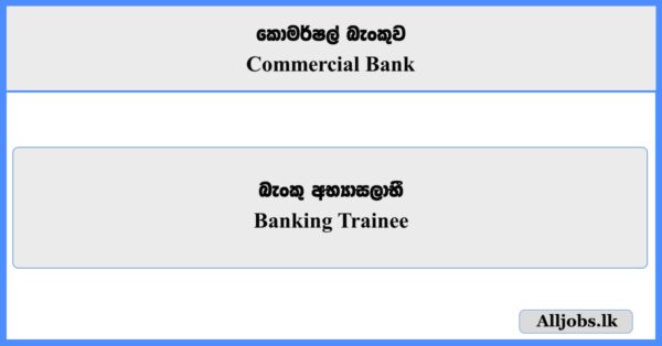 Banking Trainee - Commercial Bank
