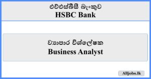 Business Analyst - HSBC Bank