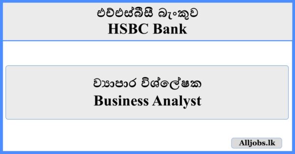 Business Analyst - HSBC Bank