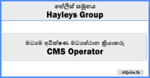 CMS Operator - Hayleys Group
