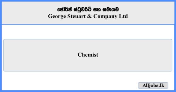 Chemist - George Steuart & Company