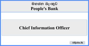 Chief Information Officer - People's Bank