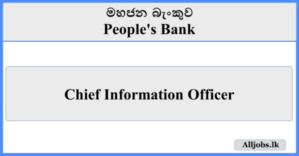 Chief Information Officer - People's Bank