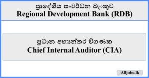 Chief Internal Auditor (CIA) - Regional Development Bank (RDB)