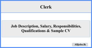 Clerk Job Description