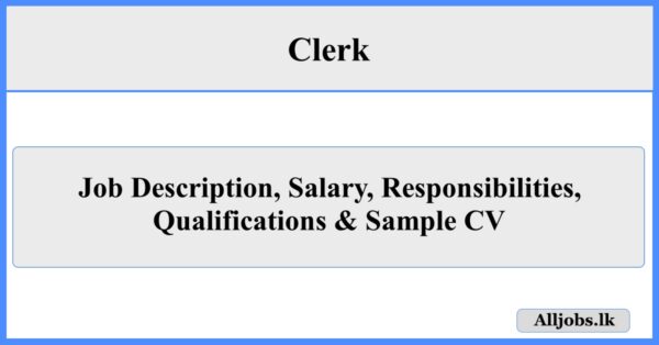 Clerk Job Description