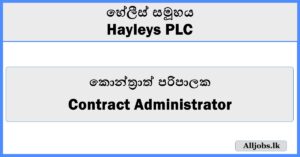 Contract Administrator - Hayleys PLC