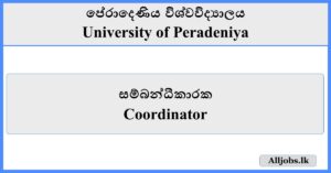 Coordinator - University of Peradeniya