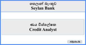 Credit Analyst - Seylan Bank