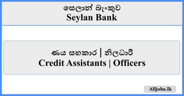Credit Assistants / Officers - Seylan Bank