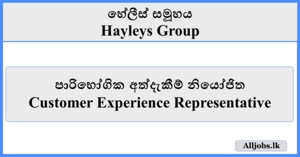 Customer Experience Representative - Hayleys Group