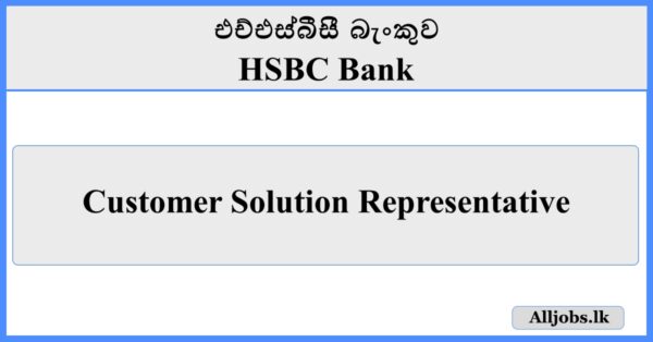 Customer Solution Representative - HSBC Bank