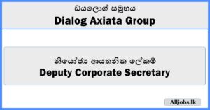 Deputy Corporate Secretary - Dialog Axiata Group