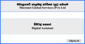 Digital Assistant - Micronet Global Services (Pvt) Ltd