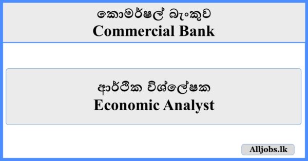 Economic Analyst - Commercial Bank
