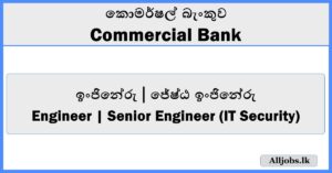 Engineer | Senior Engineer (IT Security) - Commercial Bank