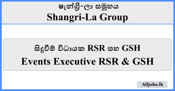 Events Executive RSR & GSH - Shangri-La Group