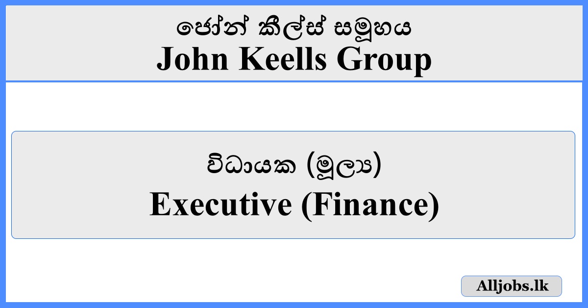 Executive (Finance) - John Keells Group
