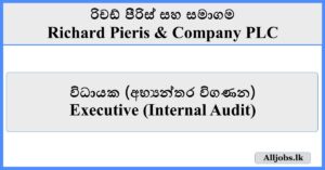 Executive (Internal Audit) - Richard Pieris & Company