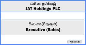 Executive (Sales) - JAT Holdings