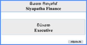 Executive - Siyapatha Finance