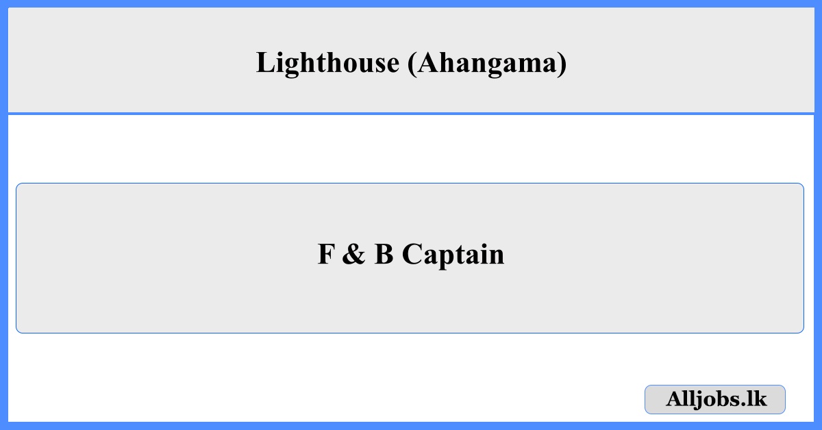 F & B Captain - Lighthouse (Ahangama)