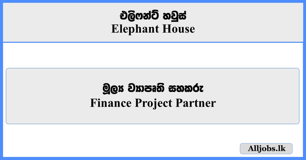 Finance Project Partner - Elephant House