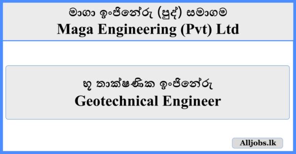 Geotechnical Engineer - Maga Engineering
