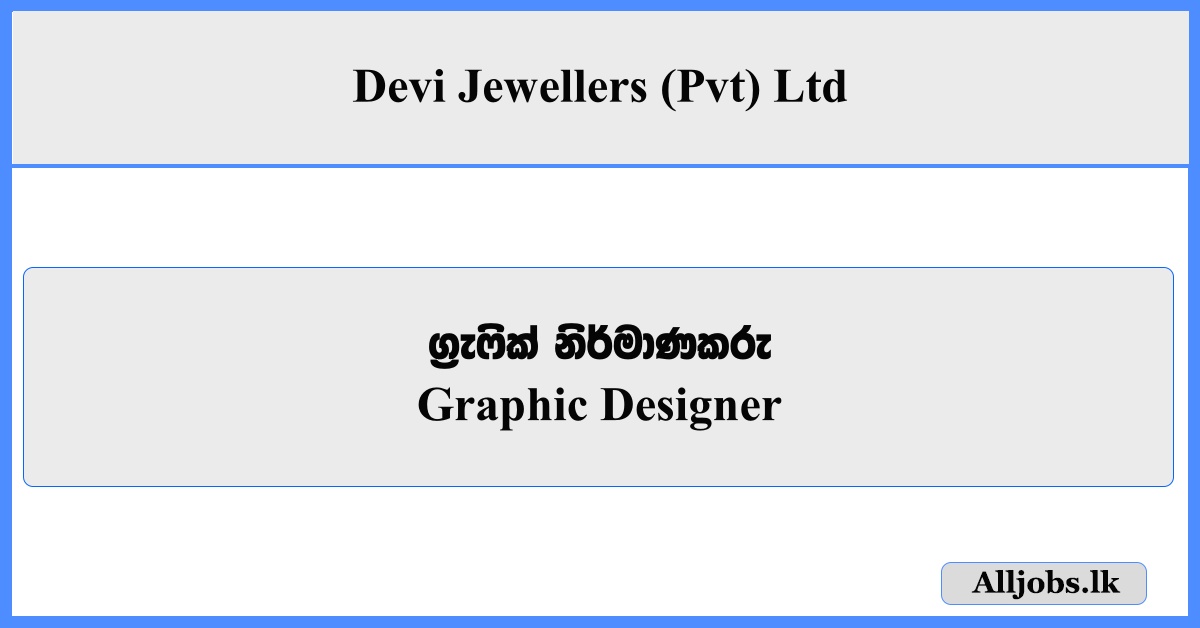 Graphic Designer - Devi Jewellers