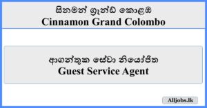 Guest Service Agent - Cinnamon Grand Colombo