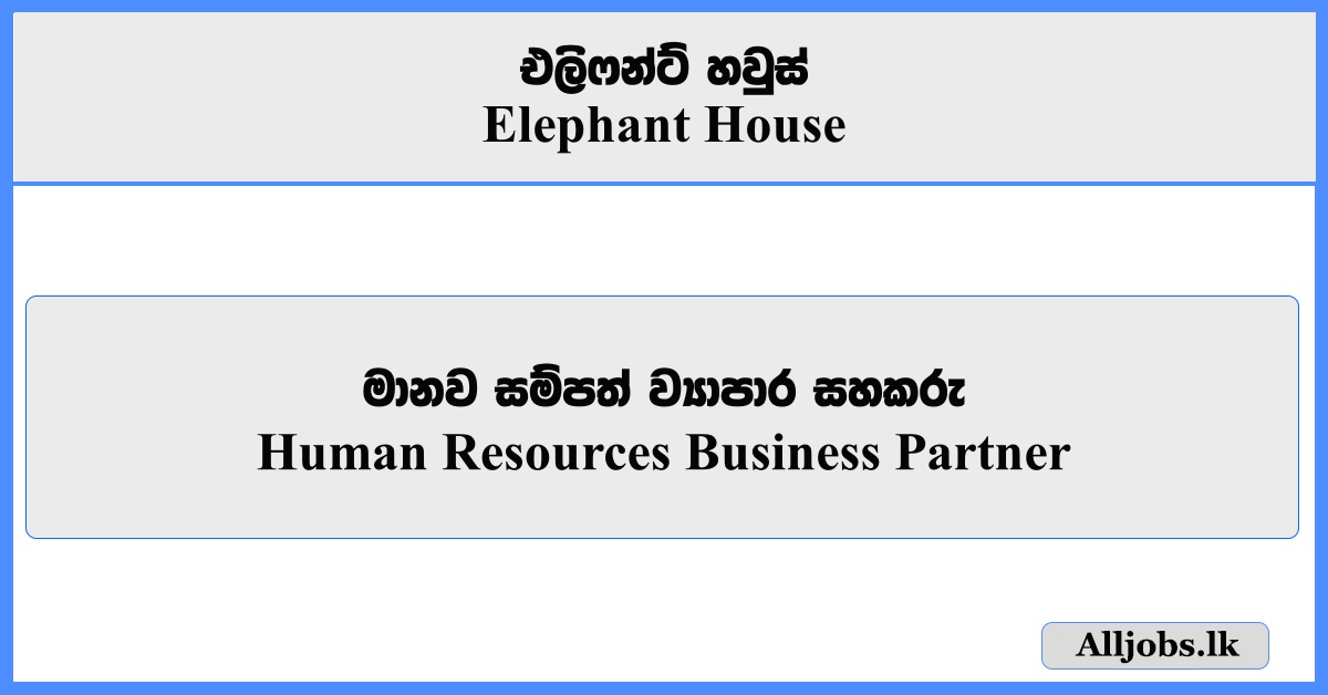 Human Resources Business Partner - Elephant House