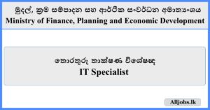 IT Specialist - Ministry of Finance, Planning and Economic Development
