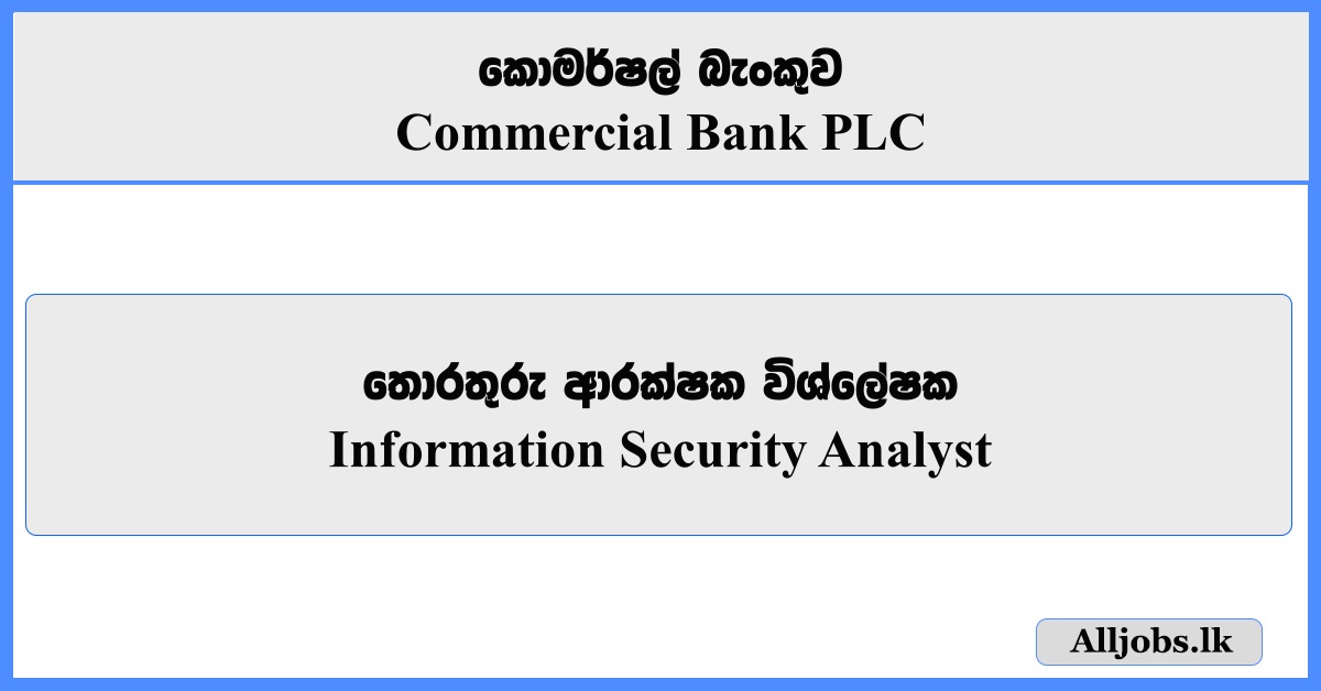 Information Security Analyst - Commercial Bank
