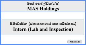Intern (Lab and Inspection) - MAS Holdings