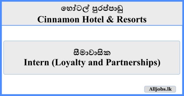 Intern (Loyalty and Partnerships) - Cinnamon Hotel & Resorts