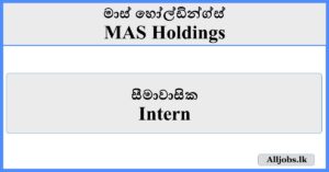 Intern - MAS Holdings