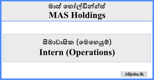 Intern (Operations) - MAS Holdings