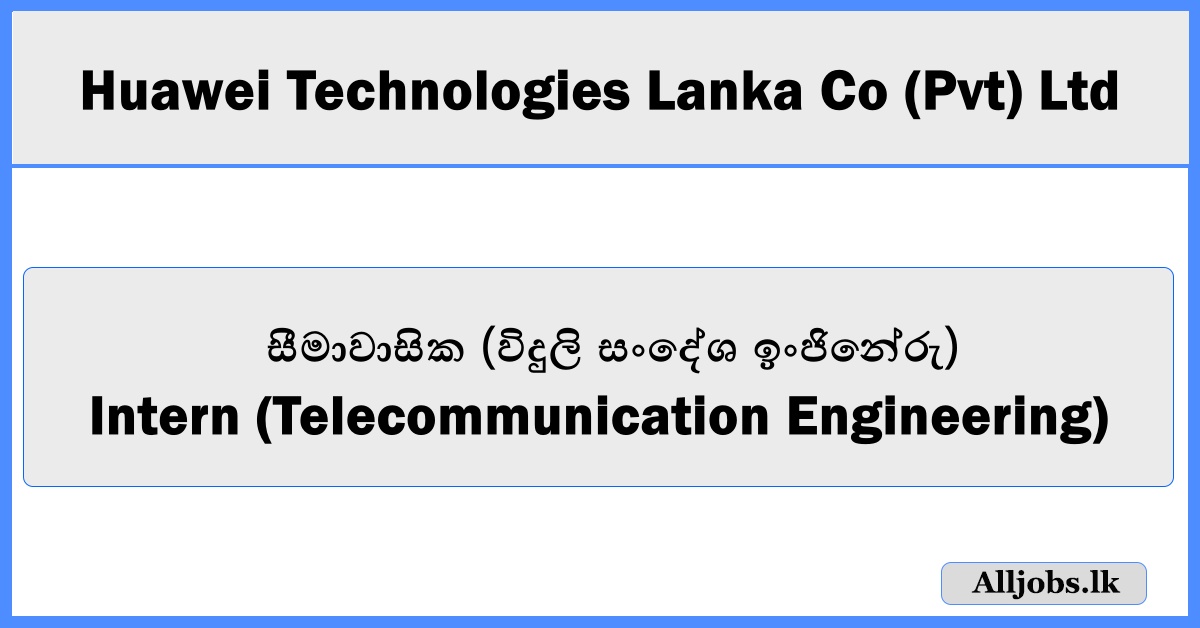 Intern (Telecommunication Engineering)