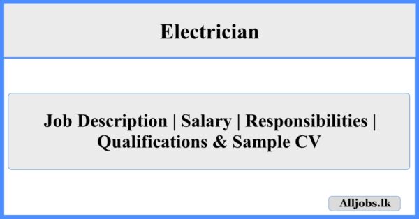 Job Description-Electrician