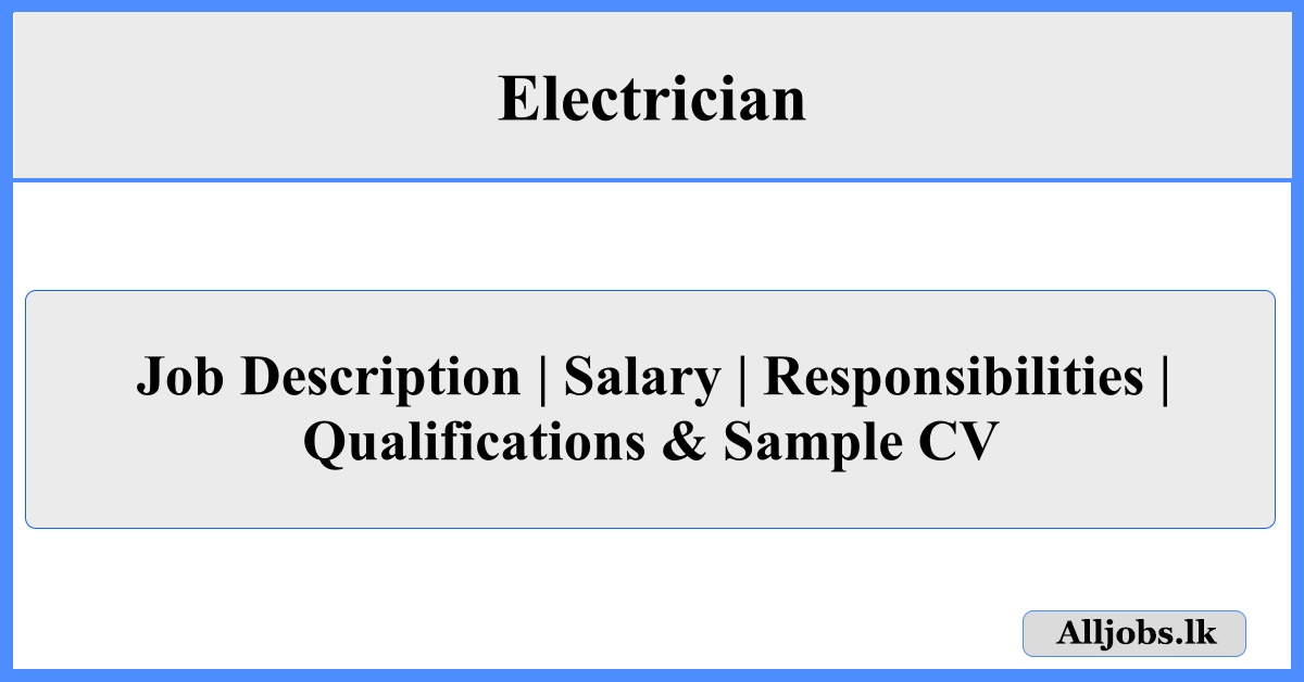 Job Description-Electrician