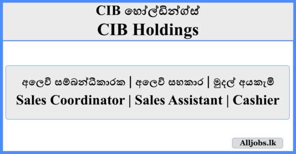 Job Vacancies - CIB Holdings