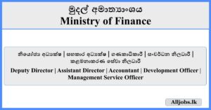 Job Vacancies - Ministry of Finance